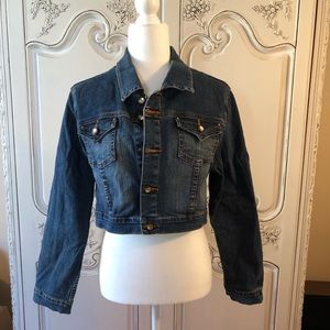 Denim Cropped Jacket